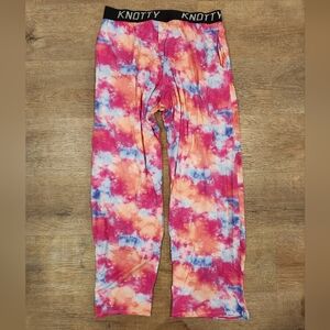 New Knotty Knickers Tie-Dye Pajama Pants - Women's Medium